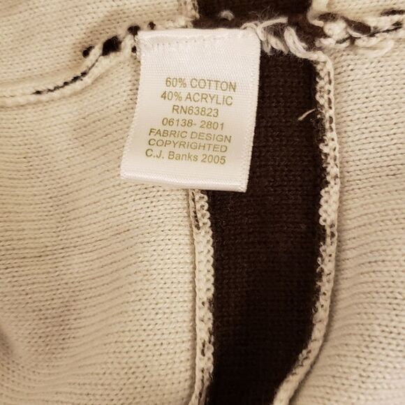 CJ Banks mid Sleeve button front sweater Pre Owned - Picture 7 of 7